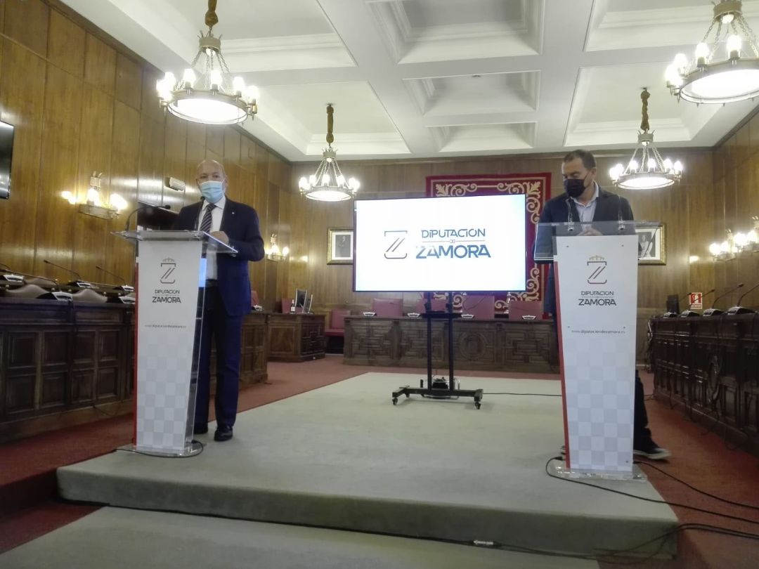 José María Barrios y Francisco José Requejo durante la rueda de prensa José María Barrios y Francisco José Requejo durante la rueda de prensa