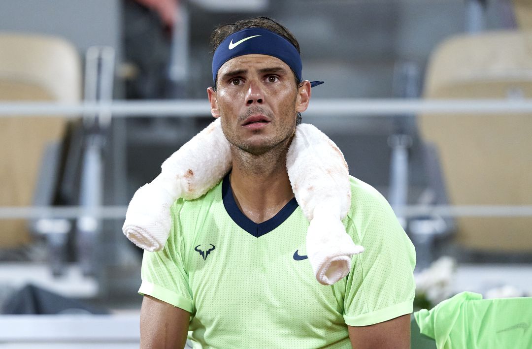 Rafa Nadal en la semifinal de Roland Garros ante Novak Djokovic Rafa Nadal en la semifinal de Roland Garros ante Novak Djokovic