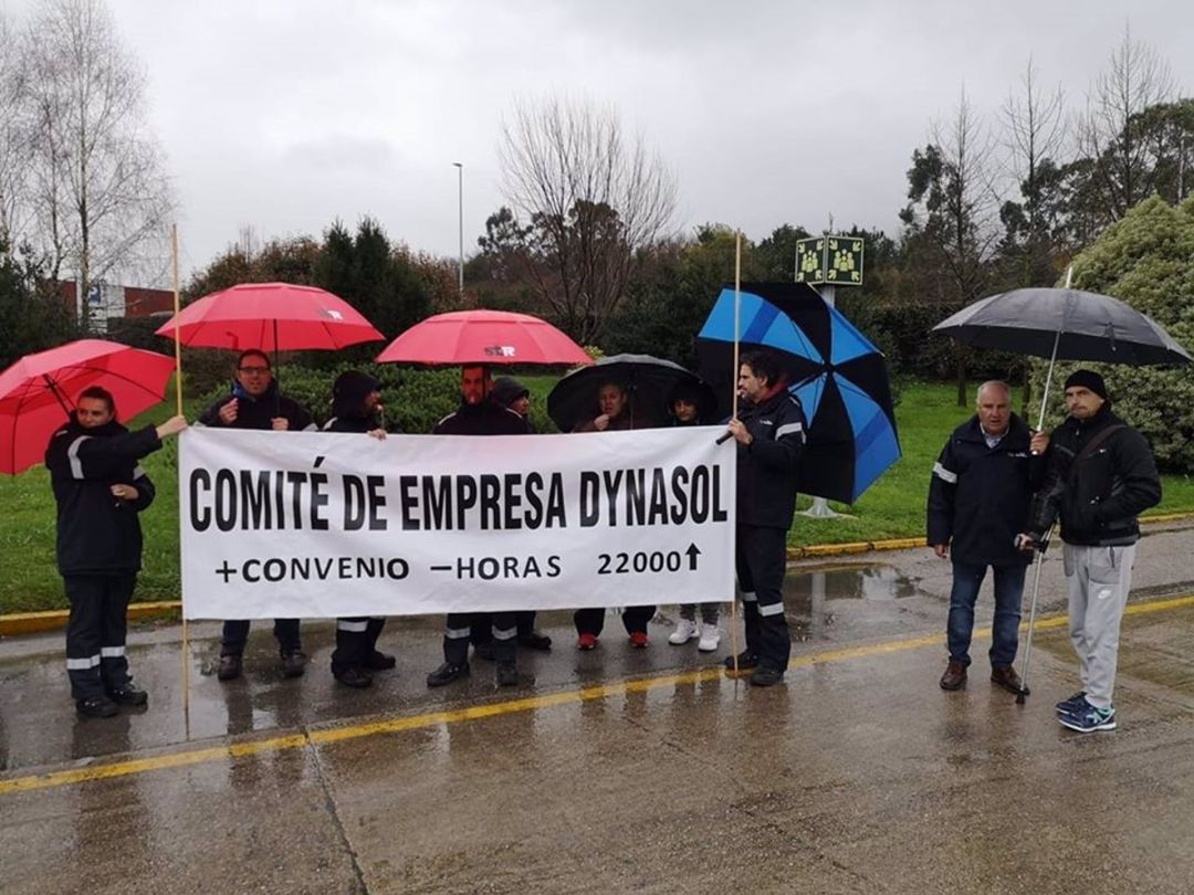Archivo - Concentración del comité de empresa de Dynasol Archivo - Concentración del comité de empresa de Dynasol