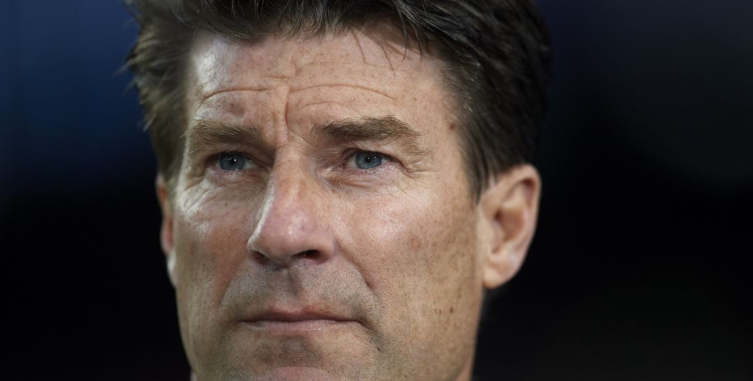 Michael Laudrup, durante un encuentro de la Eurocopa Michael Laudrup, durante un encuentro de la Eurocopa