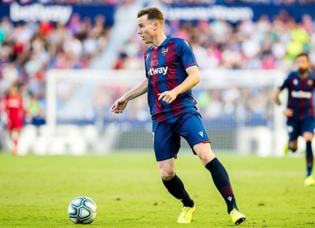 Clerc durante un partido con el Levante esta última temporada Clerc durante un partido con el Levante esta última temporada