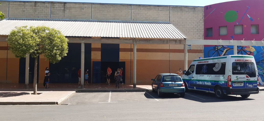 Cribado masivo en el pabellón Puerta de Santa María de Ciudad Real Cribado masivo en el pabellón Puerta de Santa María de Ciudad Real