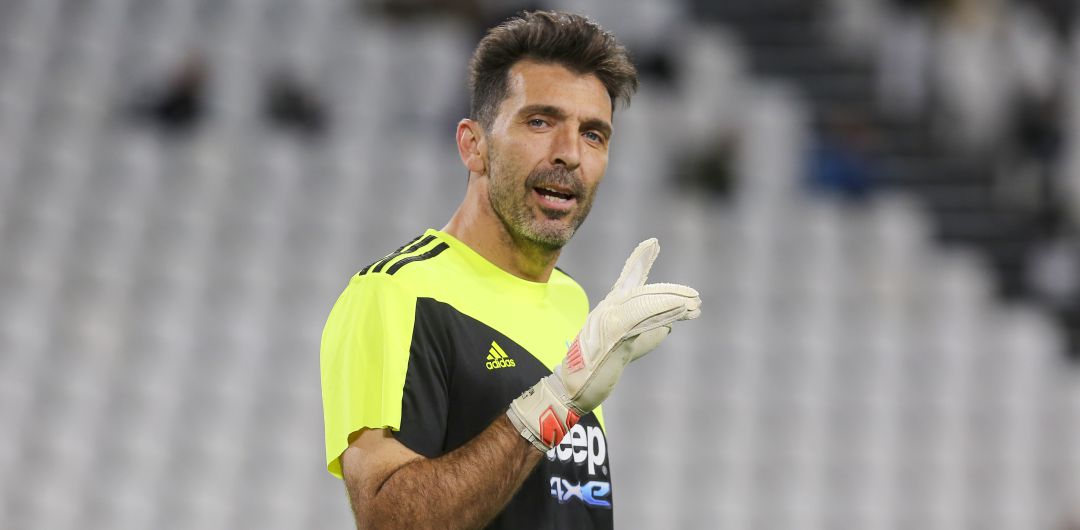 Gigi Buffon, en la previa de un partido de la Juventus esta temporada Gigi Buffon, en la previa de un partido de la Juventus esta temporada