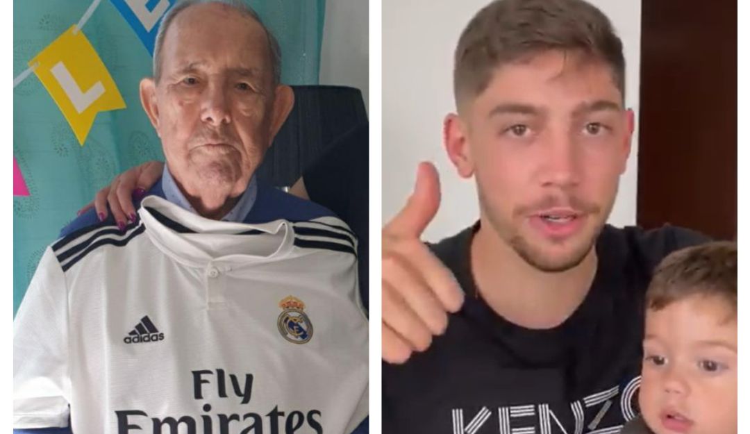 La imagen de Rufino, el hincha madridista que lo está pasando mal y al cual Fede Valverde le ha querido mandar un bonito mensaje La imagen de Rufino, el hincha madridista que lo está pasando mal y al cual Fede Valverde le ha querido mandar un bonito mensaje