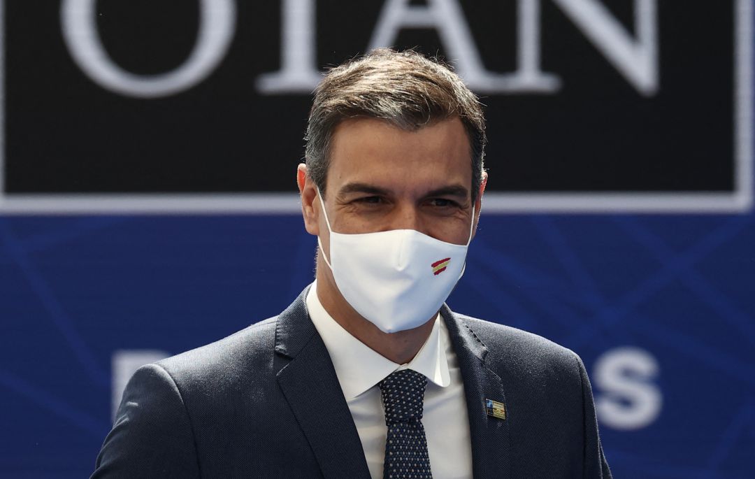 Pedro Sánchez en la cumbre de la OTAN. Pedro Sánchez en la cumbre de la OTAN.