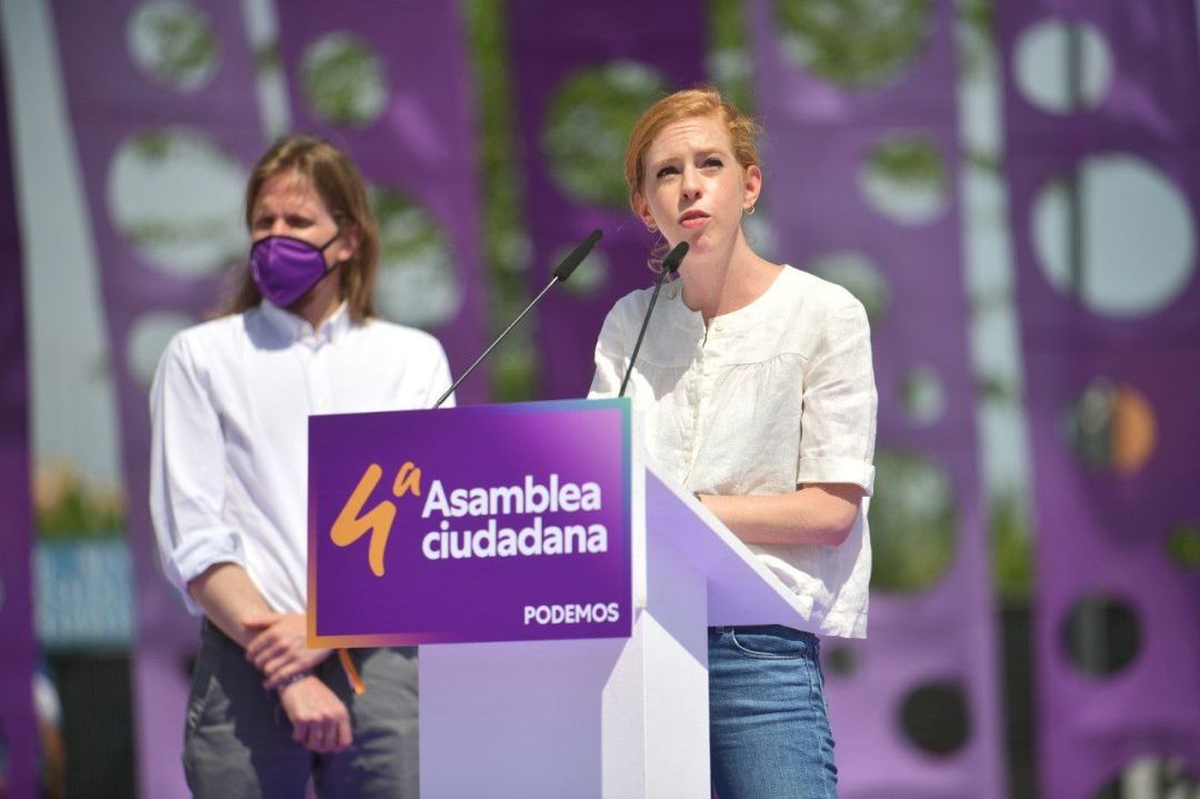 Lilith Verstrynge durante la IV Asamblea Ciudadana de Podemos celebrada este fin de semana Lilith Verstrynge durante la IV Asamblea Ciudadana de Podemos celebrada este fin de semana