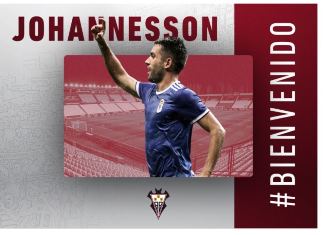 Johannesson llega al Albacete Johannesson llega al Albacete