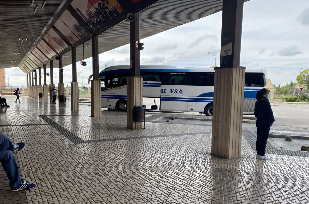 Dársenas de la estación de autobuses de Aranda Dársenas de la estación de autobuses de Aranda