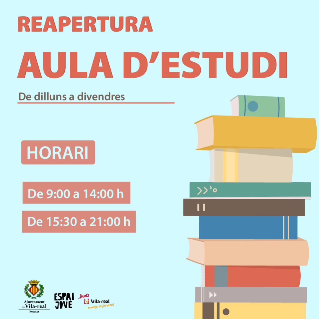 Reapertura Aula d'Estudi de Vila-real Reapertura Aula d'Estudi de Vila-real