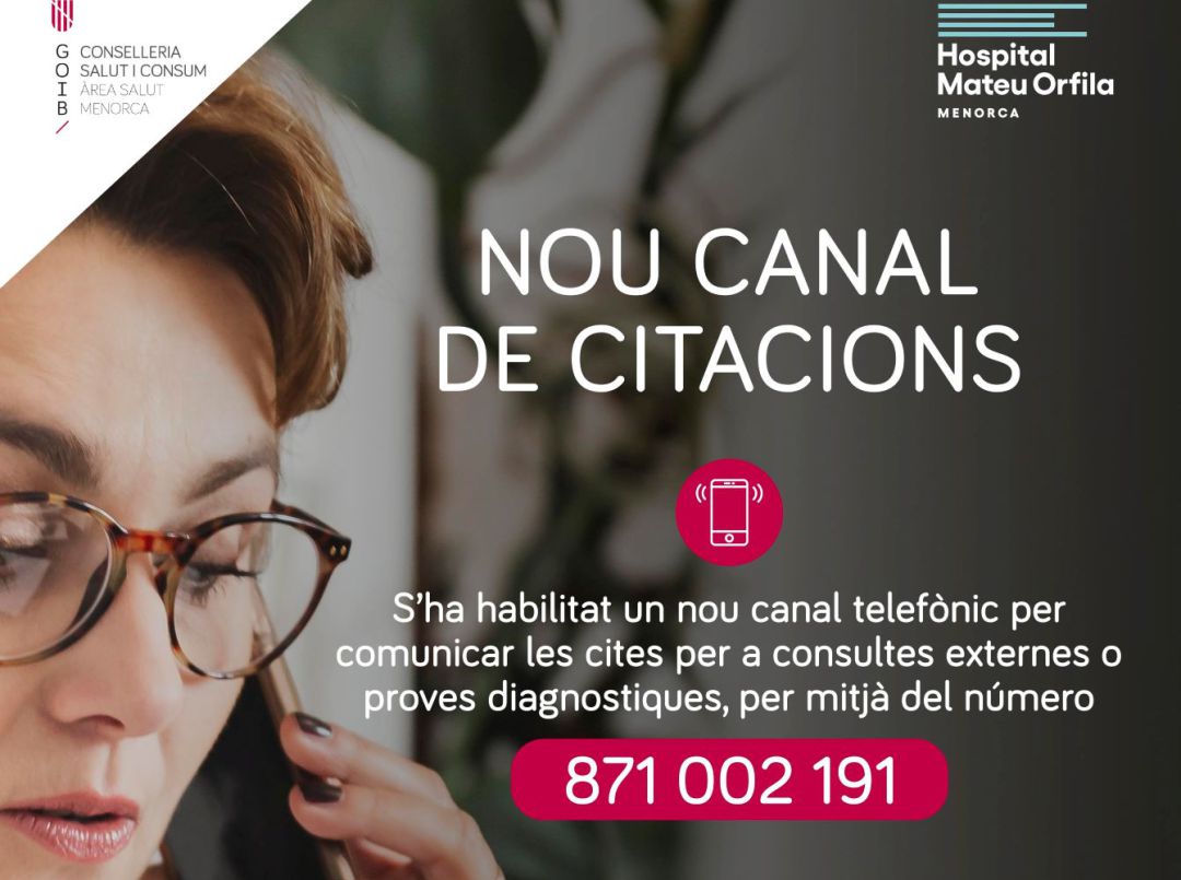 Aquest és el nou canal per concretar cites amb l'especialista al Mateu Orrfila. Aquest és el nou canal per concretar cites amb l'especialista al Mateu Orrfila.