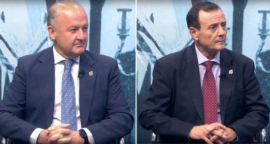 Alberto Balbontín, a la izquierda de la imagen, y Manuel Pereira compiten este jueves en las elecciones de Montesión. Alberto Balbontín, a la izquierda de la imagen, y Manuel Pereira compiten este jueves en las elecciones de Montesión.