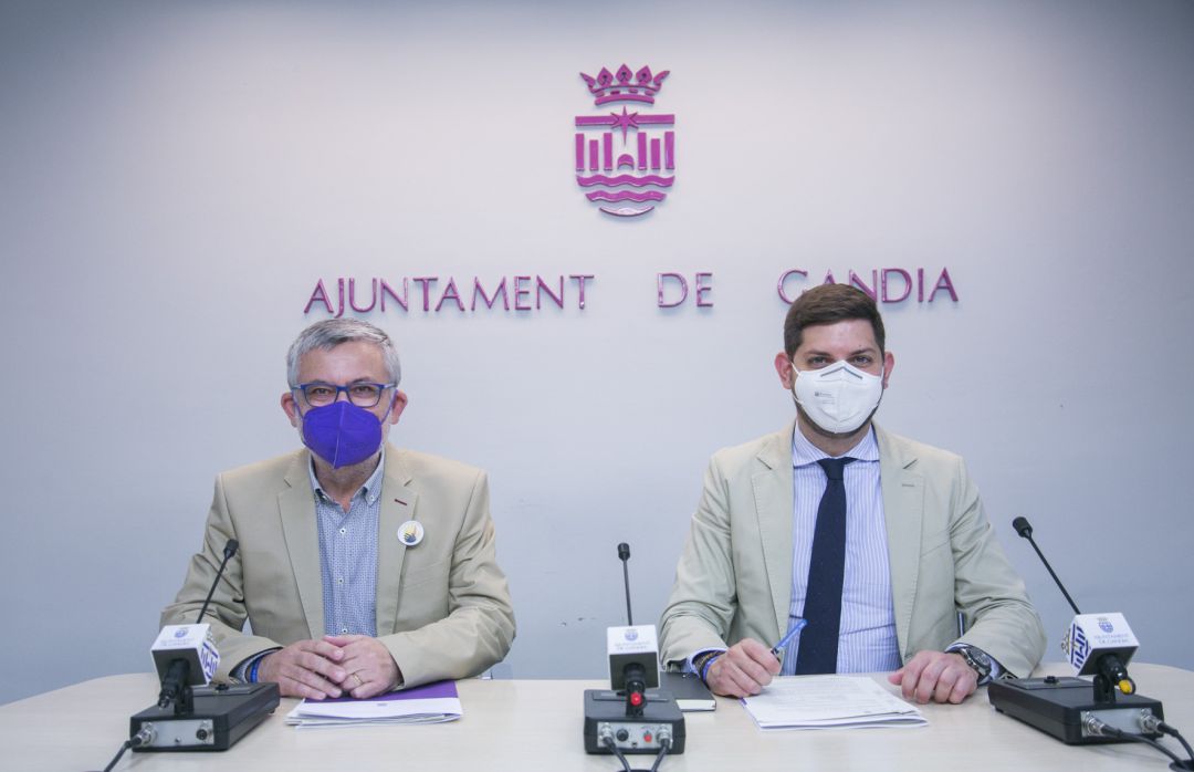 Josep Alandete y José Manuel Prieto, concejales Ayuntamiento de Gandia Josep Alandete y José Manuel Prieto, concejales Ayuntamiento de Gandia
