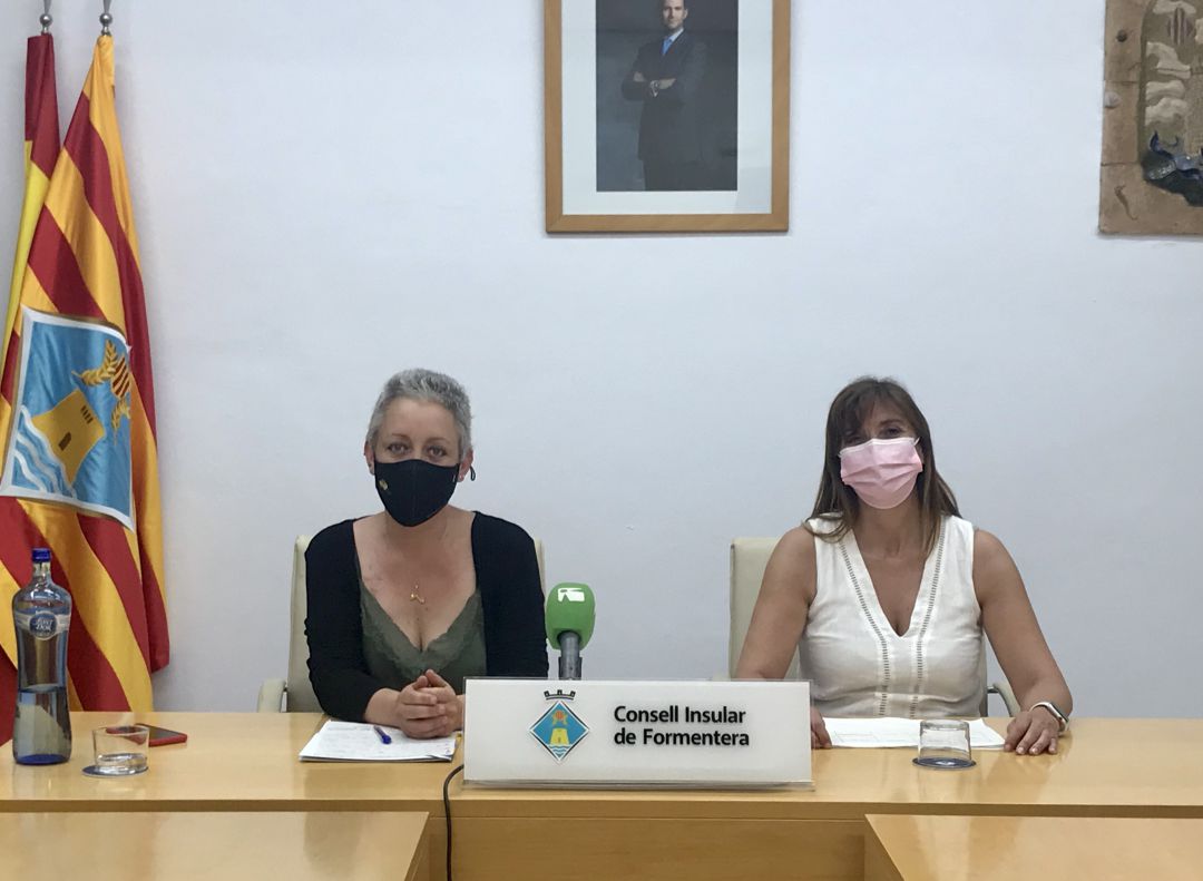 Un momento durante la presentación de los cambios en el Consell de Formentera Un momento durante la presentación de los cambios en el Consell de Formentera