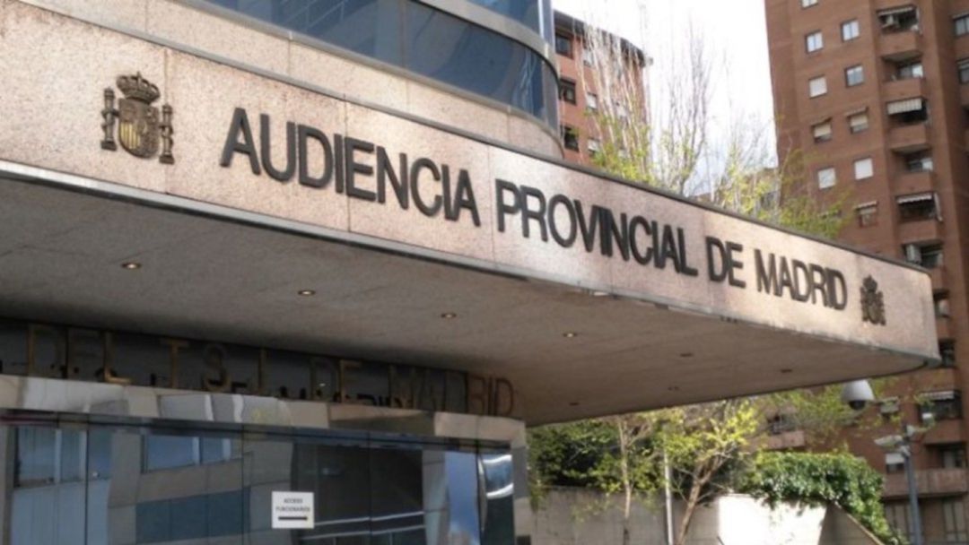 Imagen de archivo de la fachada de la Audiencia Provincial de Madrid. Imagen de archivo de la fachada de la Audiencia Provincial de Madrid.