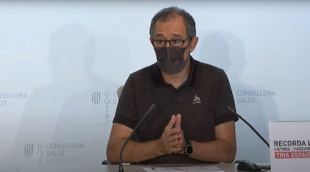 Javier Arranz en una roda de premsa Javier Arranz en una roda de premsa
