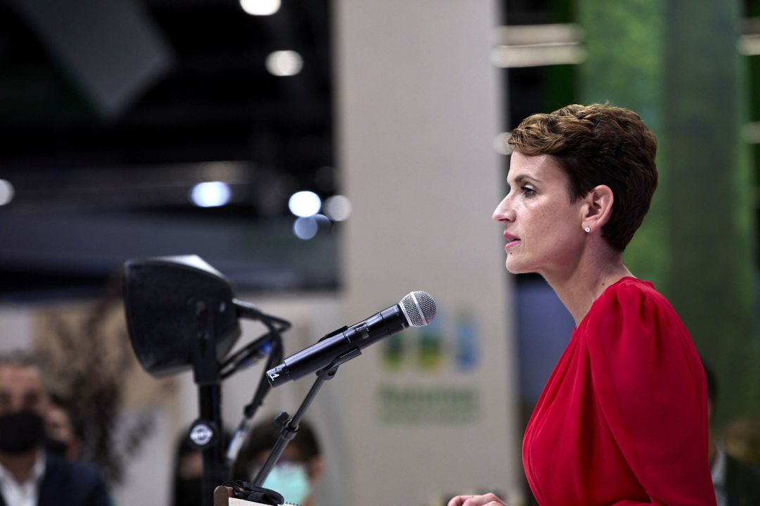 La presidenta de Navarra, María Chivite. La presidenta de Navarra, María Chivite.