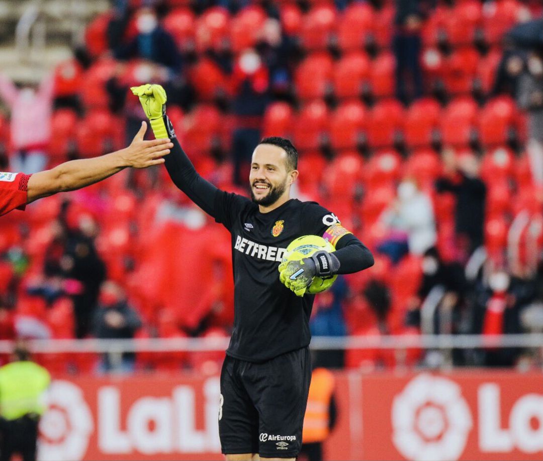 Miquel Parera en su último partido con el Mallorca Miquel Parera en su último partido con el Mallorca