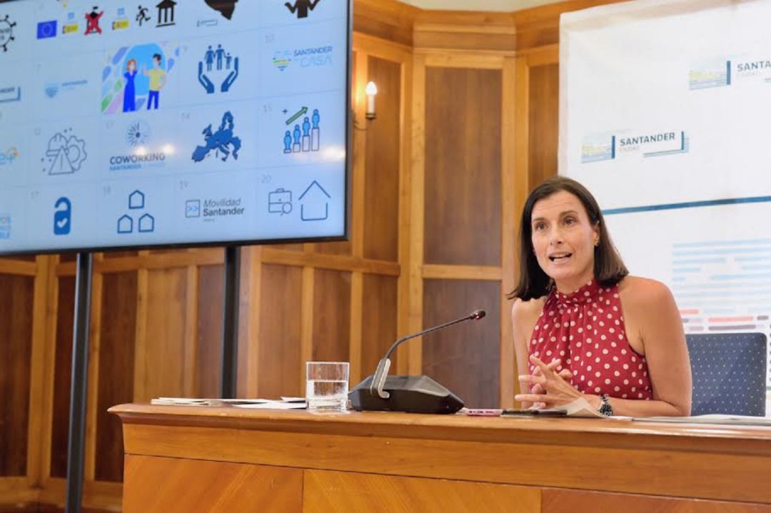 Gema Igual, alcaldesa de Santander Gema Igual, alcaldesa de Santander