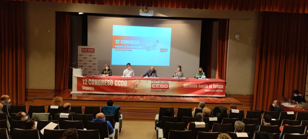 Imágen en archivo del Congreso provincial de CCOO Imágen en archivo del Congreso provincial de CCOO