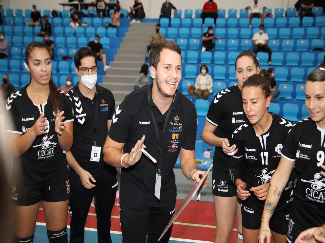 David Betancort en uno de los partidos de la temporada recién finalizada. David Betancort en uno de los partidos de la temporada recién finalizada.