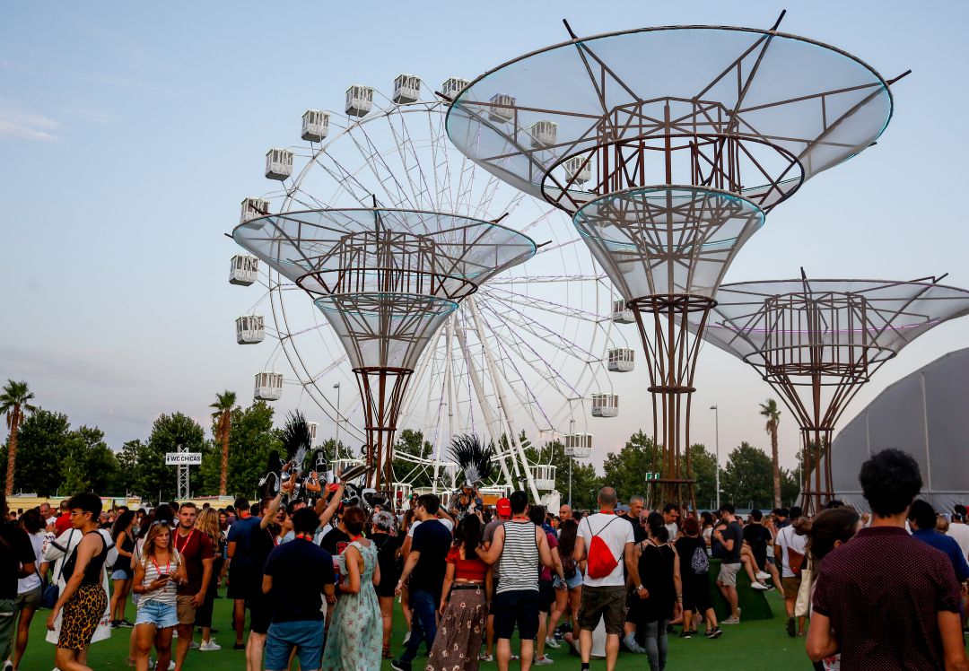 Imagen de archivo del festival Mad Cool. Imagen de archivo del festival Mad Cool.