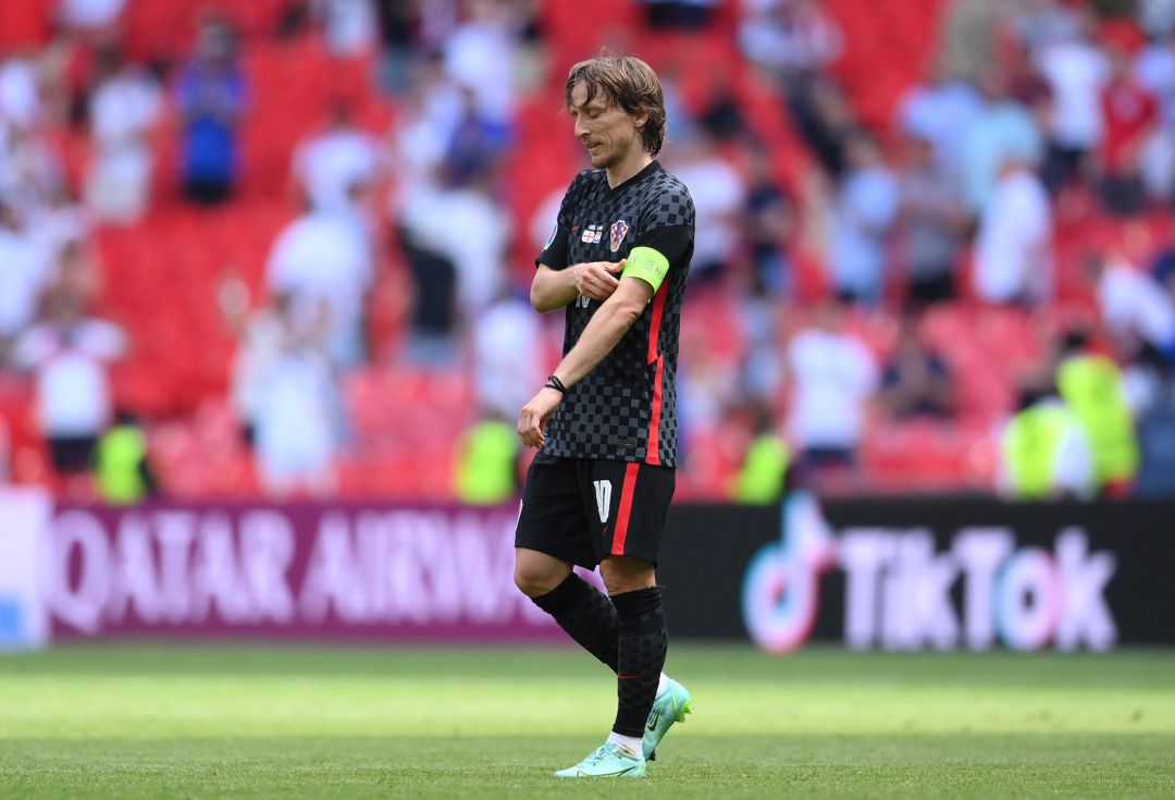 Luka Modric, en el partido contra Inglaterra Luka Modric, en el partido contra Inglaterra