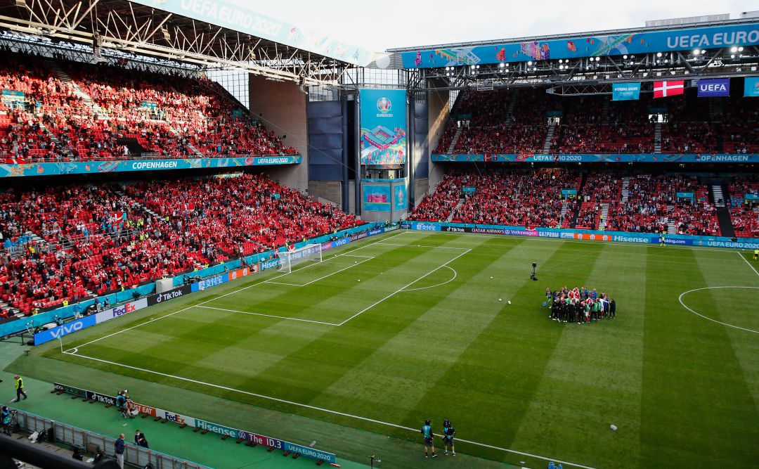 Estadio Parken Stadium en Copenhague Estadio Parken Stadium en Copenhague