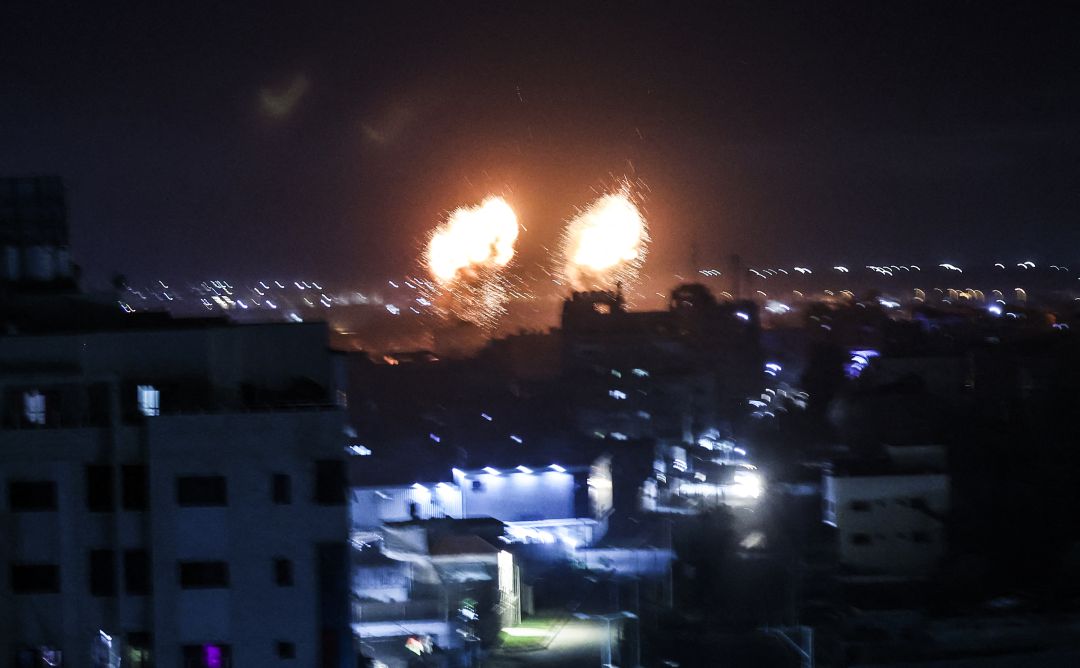 Ataque esta madrugada de Israel a Gaza. Ataque esta madrugada de Israel a Gaza.