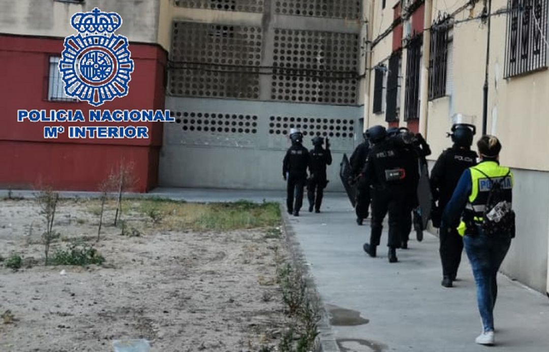 Un momento de la operación. Un momento de la operación.