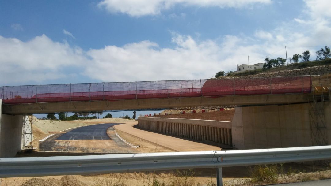 La variante de Benissa en obras La variante de Benissa en obras