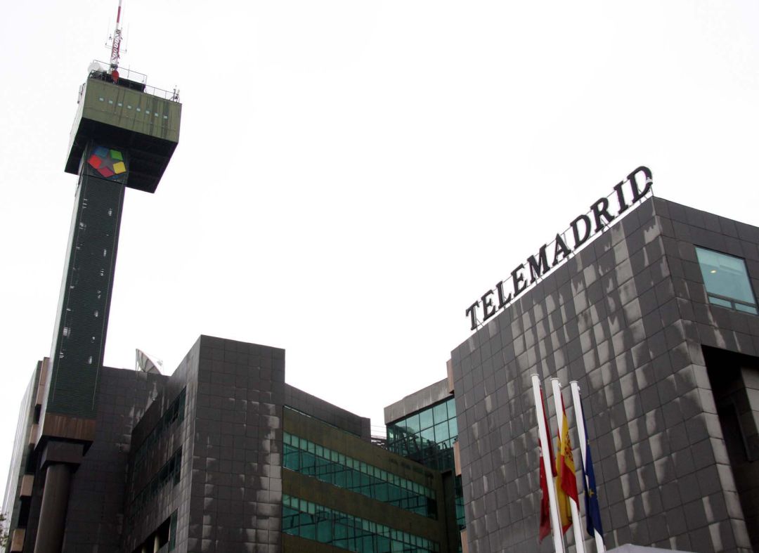 Imagen de recurso del exterior de la sede de Telemadrid. Imagen de recurso del exterior de la sede de Telemadrid.