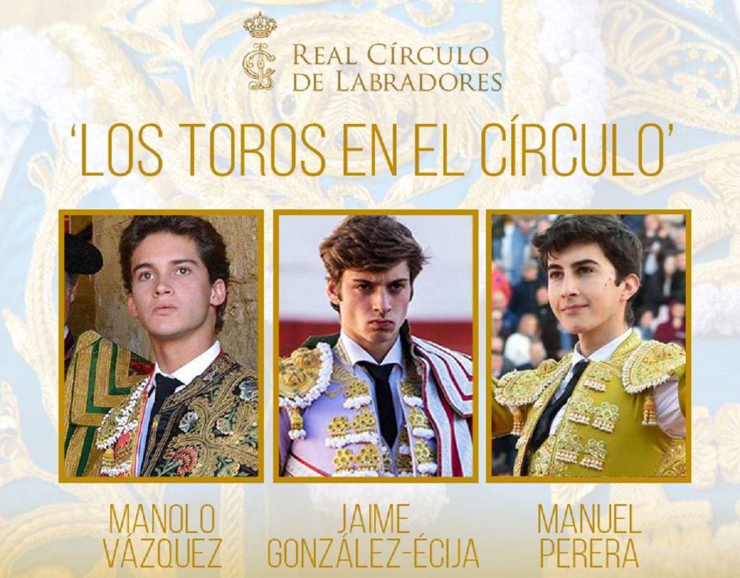 Cartel de la cita taurina que acoge el martes el Círculo de Labradores Cartel de la cita taurina que acoge el martes el Círculo de Labradores