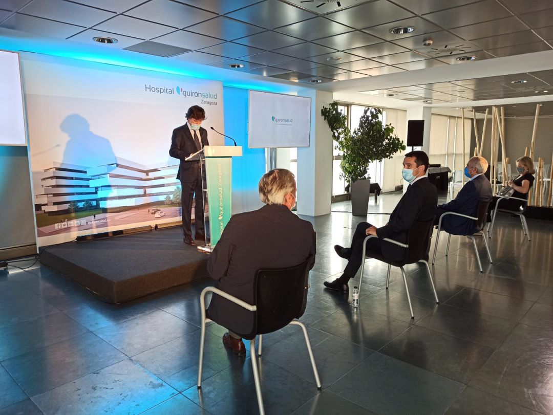 Presentación del proyecto del nuevo hospital privado de Quirón Salud en Zaragoza Presentación del proyecto del nuevo hospital privado de Quirón Salud en Zaragoza