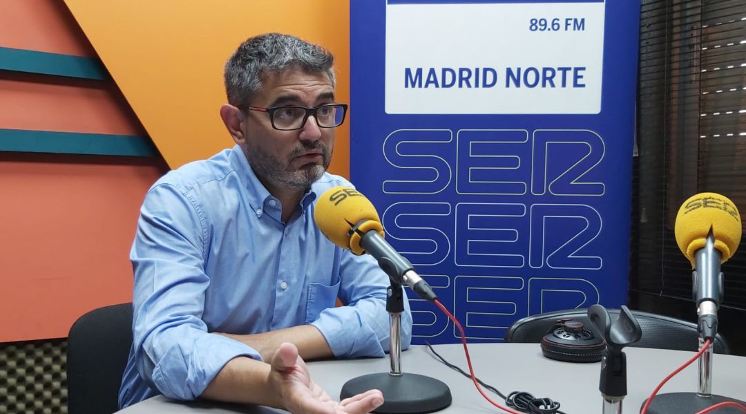 El alcalde de Alcobendas, Rafael Sánchez Acera en los estudios de SER Madrid Norte El alcalde de Alcobendas, Rafael Sánchez Acera en los estudios de SER Madrid Norte