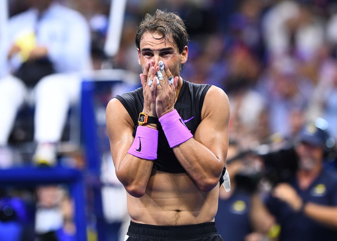 Rafa Nadal, en un partido del US Open Rafa Nadal, en un partido del US Open