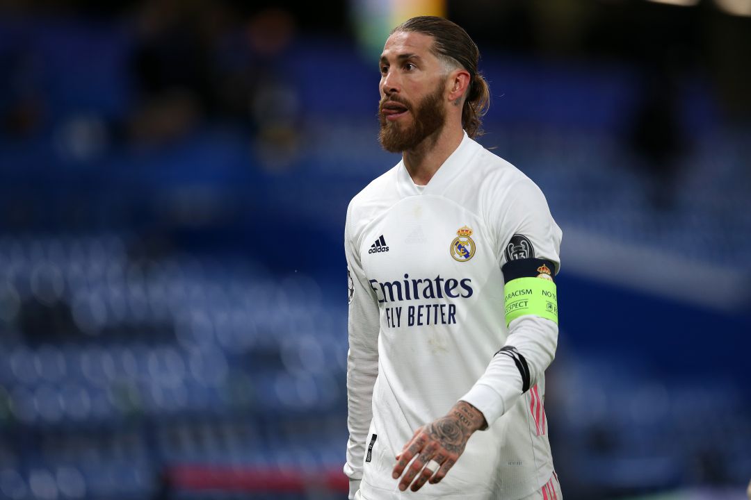 Sergio Ramos en uno de sus últimos partidos con el Real Madrid Sergio Ramos en uno de sus últimos partidos con el Real Madrid
