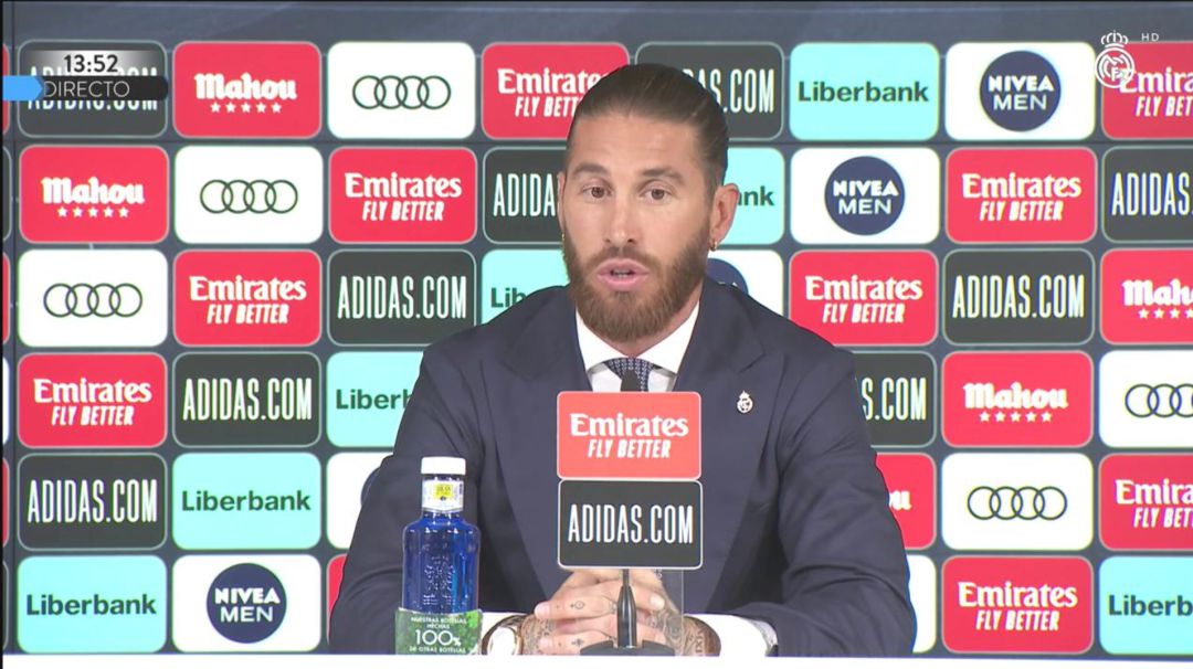 Sergio Ramos, en rueda de prensa Sergio Ramos, en rueda de prensa