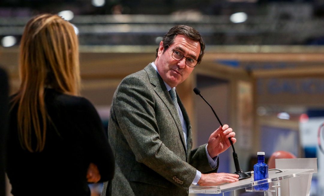 El presidente de la CEOE, Antonio Garamendi El presidente de la CEOE, Antonio Garamendi