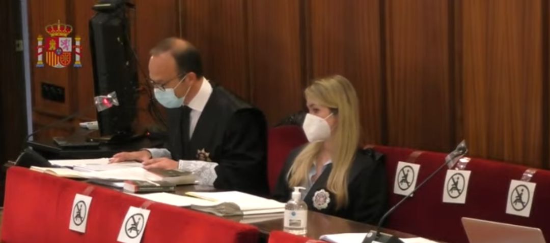 El fiscal, durante el juicio El fiscal, durante el juicio