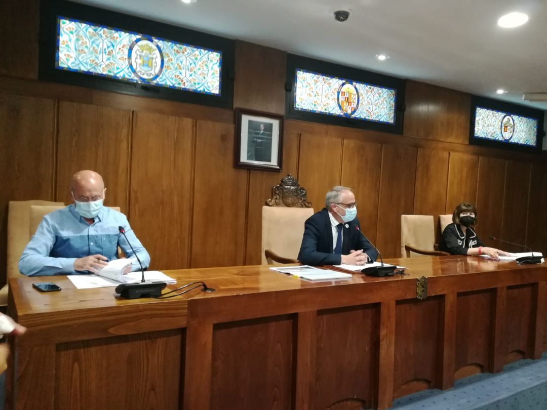 La rueda de prensa en la que se ha presentado el Plan de Reactivación La rueda de prensa en la que se ha presentado el Plan de Reactivación