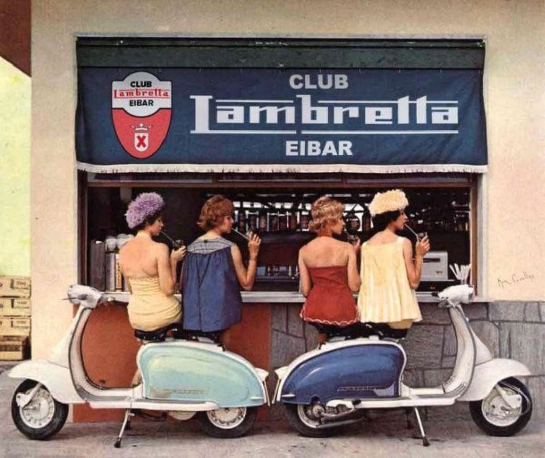 Las motos Lambretta es uno de los símbolos de la industria eibarresa Las motos Lambretta es uno de los símbolos de la industria eibarresa