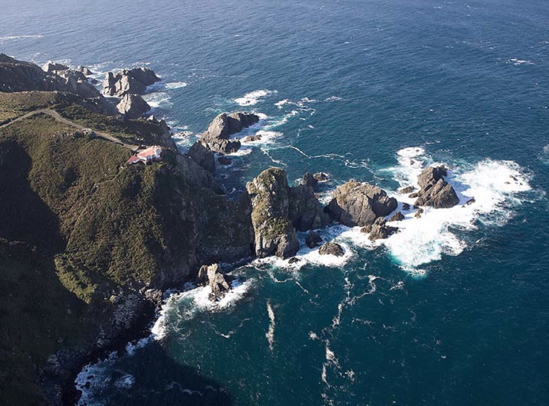Imagen aérea de Punta Candieira, en Cedeira. Imagen aérea de Punta Candieira, en Cedeira.