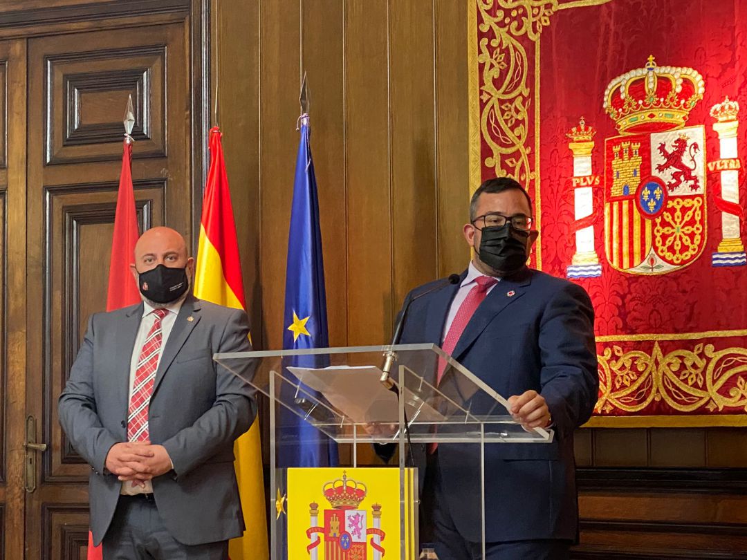 Vicepresidente del Gobierno de Navarra, Javier Remírez, hablando sobre los fondos europeos Vicepresidente del Gobierno de Navarra, Javier Remírez, hablando sobre los fondos europeos