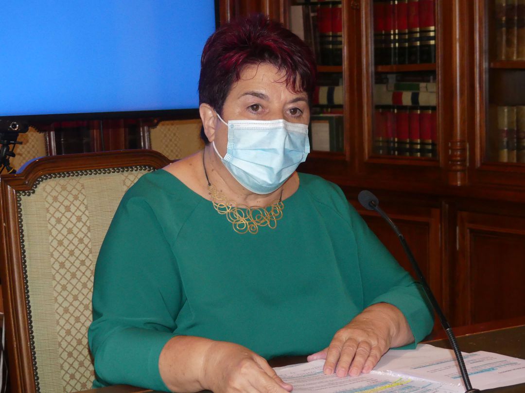 Clara Luquero, alcaldesa de Segovia, en rueda de prensa Clara Luquero, alcaldesa de Segovia, en rueda de prensa