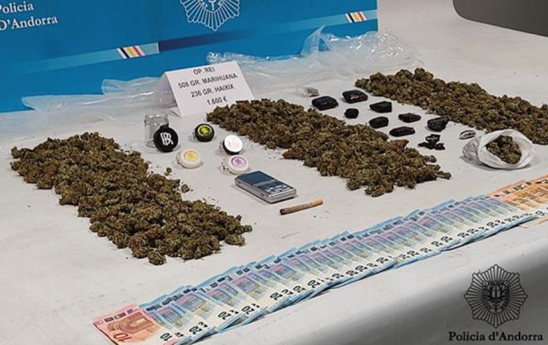 La policia arresta un "important traficant" de drogues a la Massana La policia arresta un "important traficant" de drogues a la Massana
