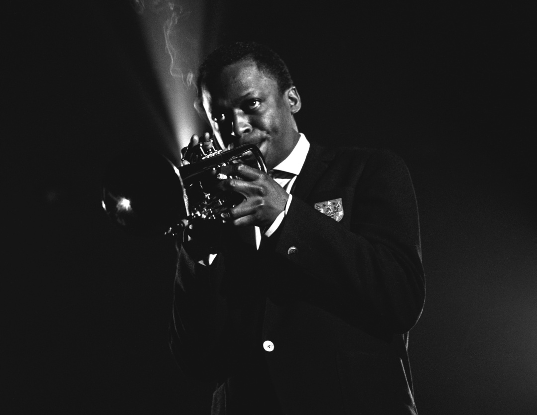 Miles Davis durante la grabación de Ascensor al cadalso en 1957 Miles Davis durante la grabación de Ascensor al cadalso en 1957
