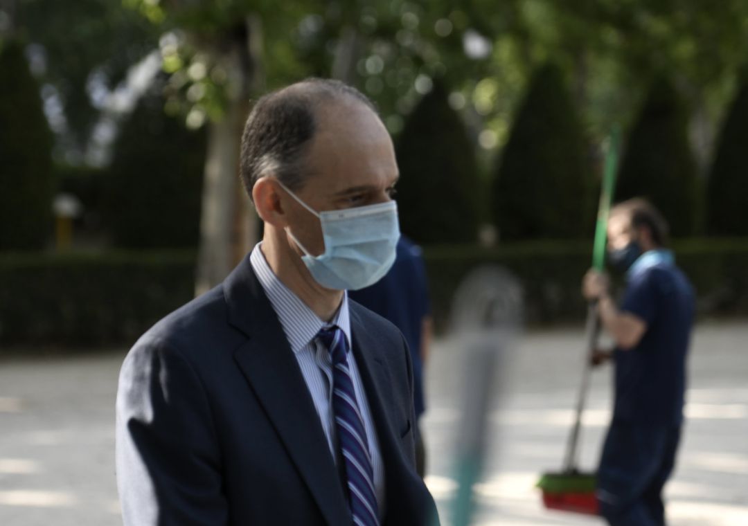El inspector de la Policía Manuel Morocho se dirige a la Audiencia Nacional para prestar declaración en relación al caso ‘kitchen’, a 15 de junio de 2021, en Madrid (España) El inspector de la Policía Manuel Morocho se dirige a la Audiencia Nacional para prestar declaración en relación al caso ‘kitchen’, a 15 de junio de 2021, en Madrid (España)