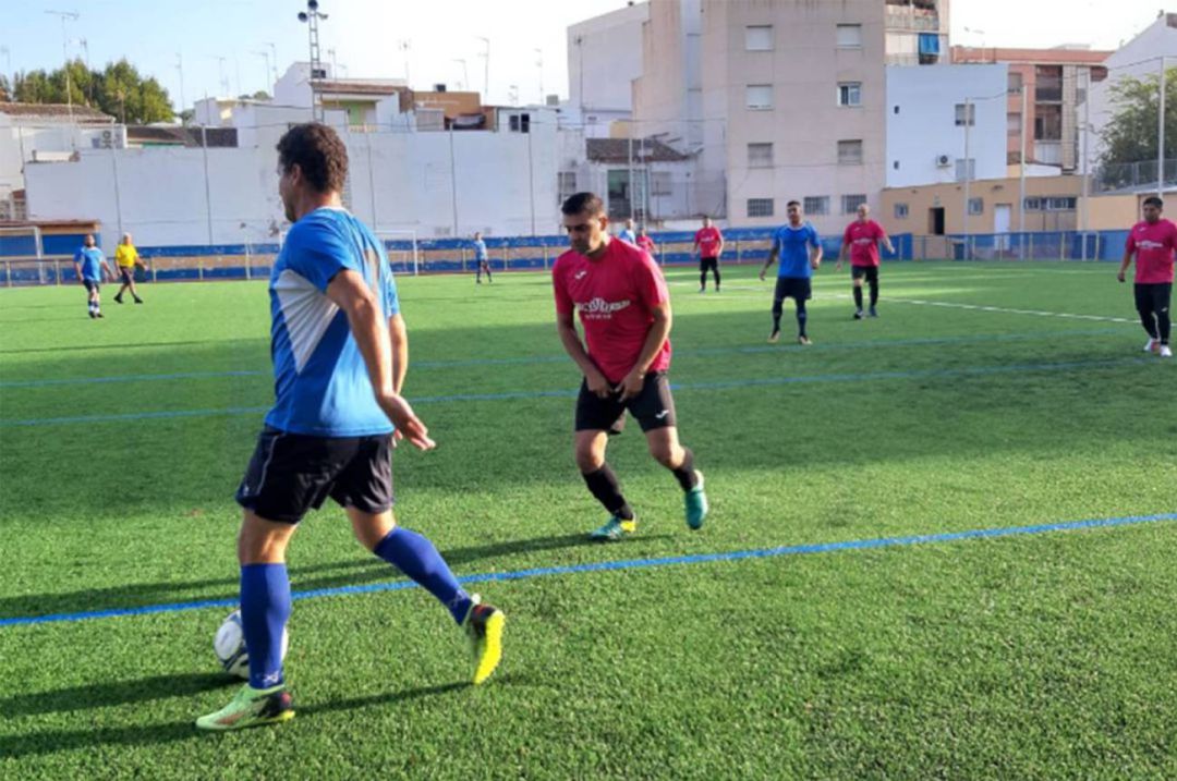 Partido de fútbol de Veteranos liga Comarcal Marina Alta. Partido de fútbol de Veteranos liga Comarcal Marina Alta.