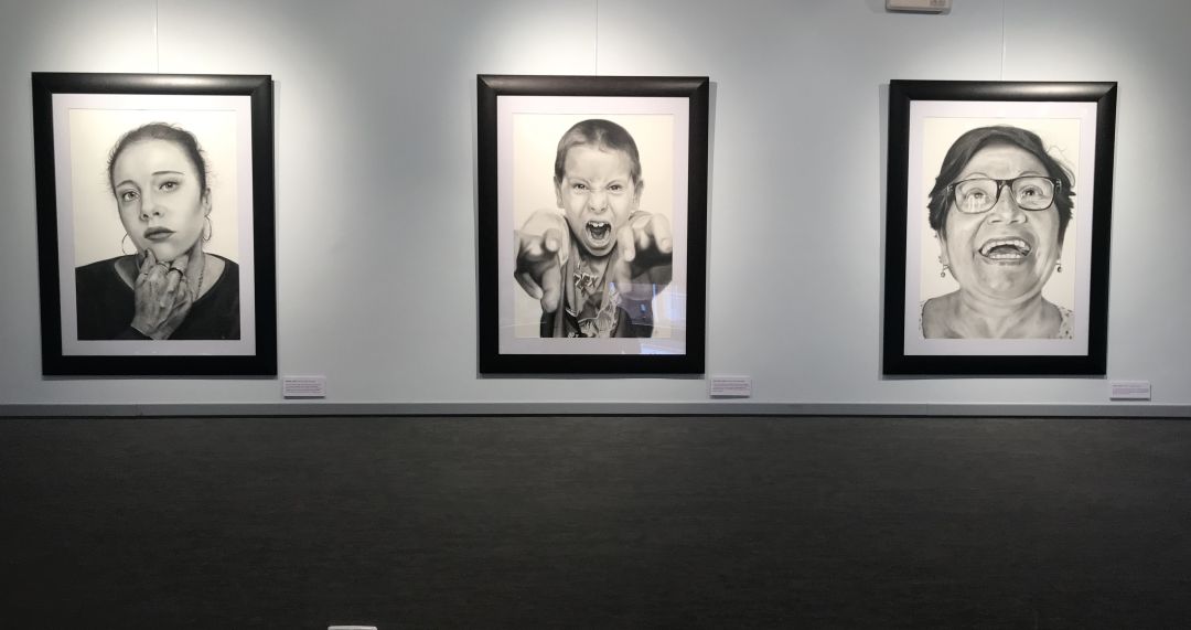 La exposición 'Caras, almas y dramas' se puede ver en el Centro Joven de Cuenca hasta el 2 de julio. La exposición 'Caras, almas y dramas' se puede ver en el Centro Joven de Cuenca hasta el 2 de julio.