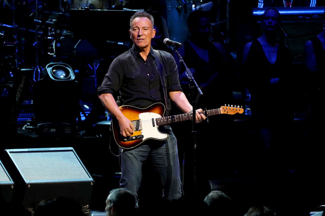 Bruce Springsteen, durante un concierto en Nueva York en 2019 Bruce Springsteen, durante un concierto en Nueva York en 2019